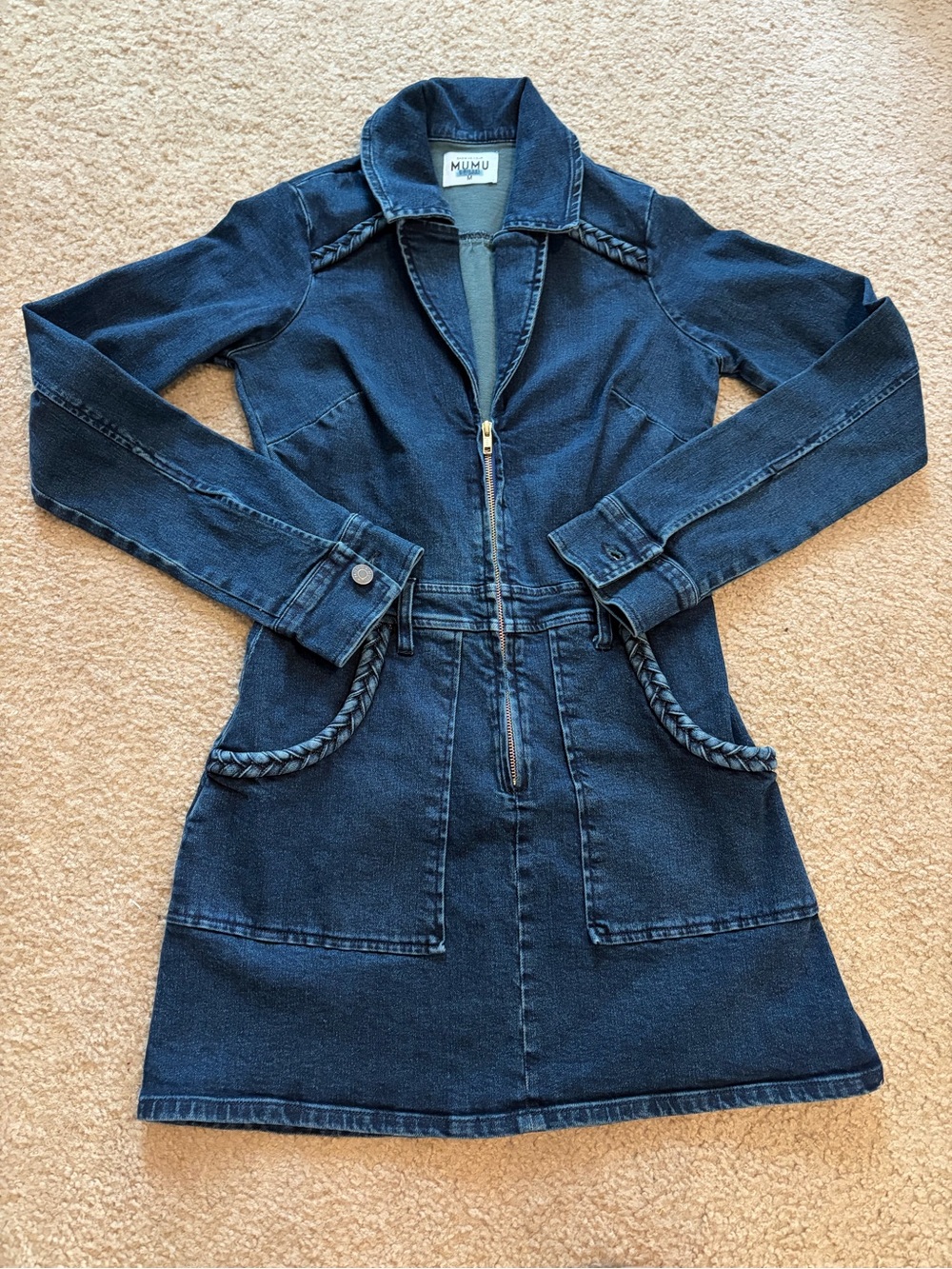 Show Me Your Mumu Outlaw Long Sleeve Dress - Medium